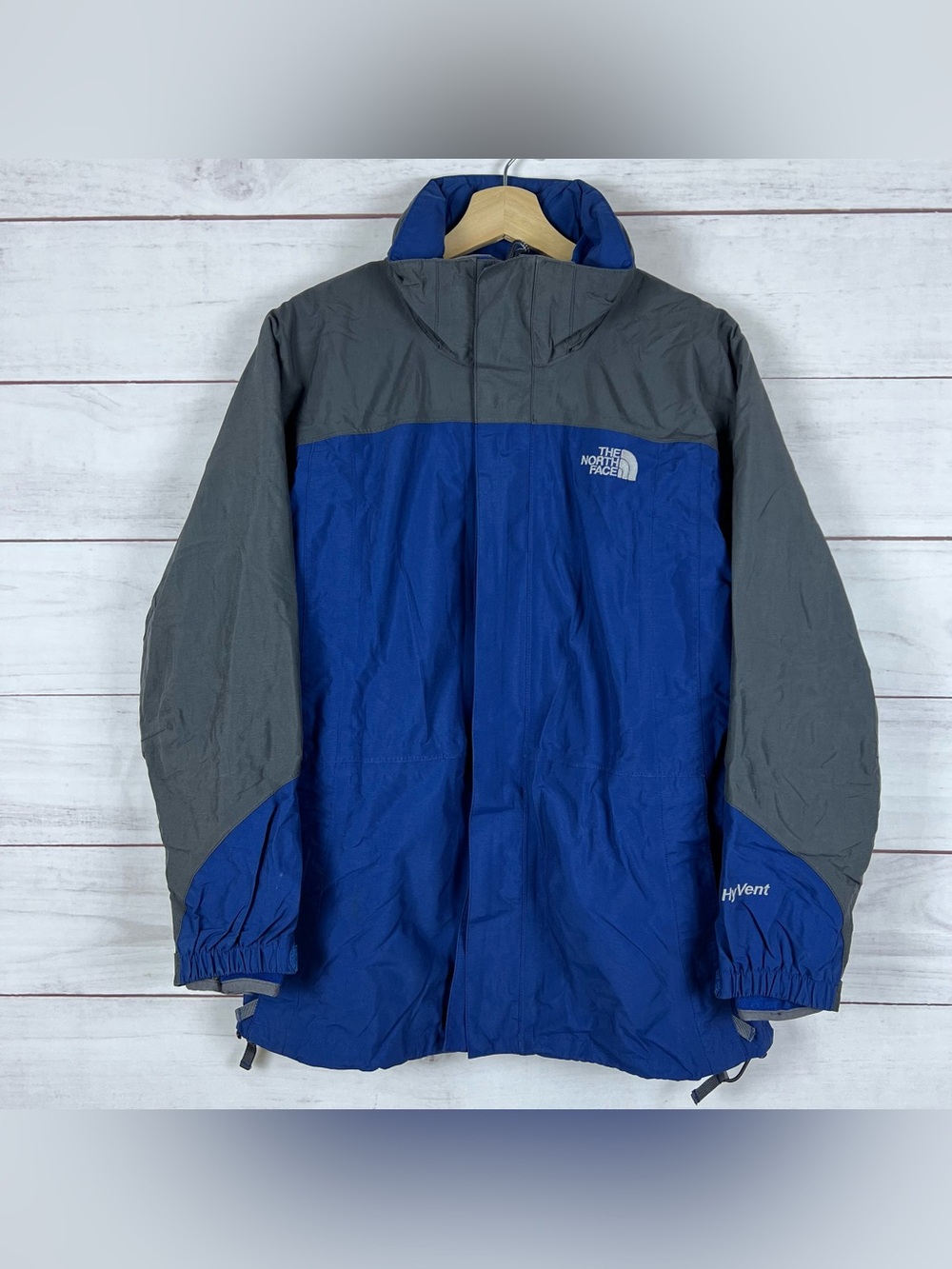 The North Face HyVent TRICLIMATE 3-in-1 Boys Jacket Sz L 14/16 Blue